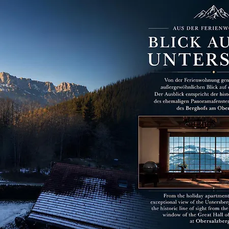 Am Obersalzberg - L Exklusives Mit Alpenpanorama 贝希特斯加登